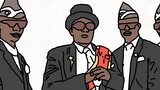 Phiên bản hoạt hình kém chất lượng người da đen khiêng quan tài