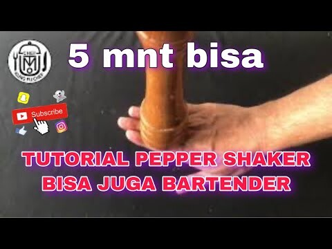 BELAJAR ATRAKSI JUGLING PEPPER SHAKER MIRIP JUGLING BARTENDER