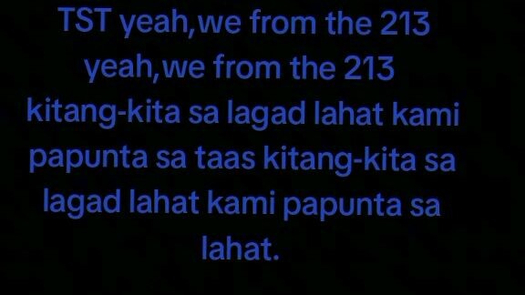 i love tst song