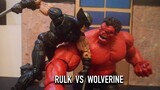 Red Hulk vs Wolverine (STOP MOTION)