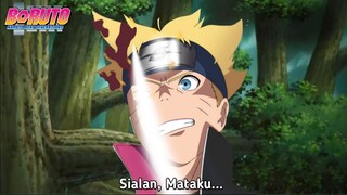 Code Menebas Mata Boruto.! Borushiki Terbangun & Duel Pengguna Karma Sejati Dimulai - Boruto Ch 63