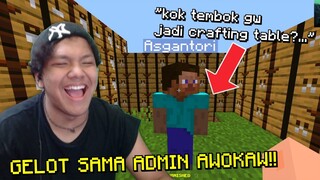 Gw Baru Sembuh Langsung Prank BOCIL! ... (BOCIL NOOB LAGI BUILD RUMAH, RUMAHNYA GW RUBAH2! NGAKAK!!)