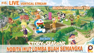 🔴[Live Vertical Stream] Weekend Nonton Nobita dan Doraemon Ikut Lomba Semangka  #15 #shorts #short