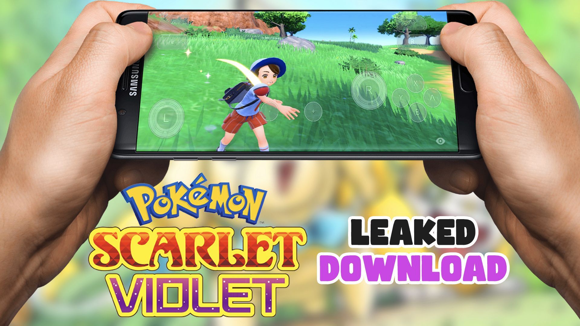 How To Play Pokemon scarlet and violet mobile ( android APK / iOS ) - (1  Min Gameplay) 