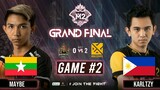 PHILIPPINES (BREN ESPORTS) VS MYANMAR (BURMESE GHOULS) [GAME 2] | M2 Grand Finals