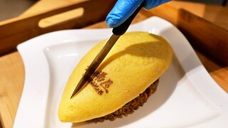 [Tham quan quán ăn Nhật Bản] Cơm trứng omurice tan chảy siêu ngon