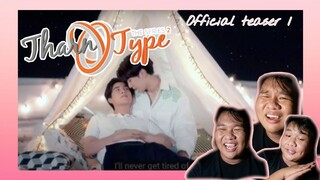 TharnType 2 Official teaser 1| REACTION VIDEO (Alfe Corpuz Daro)