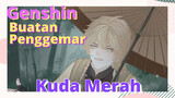 [Genshin  Buatan Penggemar]Kuda Merah