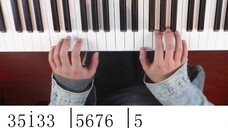 [MUZ solo piano teaching] Goblin's classic theme song "Stay With Me". Learning piano + listening to 