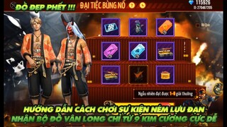 Free Fire| Hướng dẫn cách chơi sự kiện ném lựu trúng bộ đồ lãng Vân long giá từ 9 kc