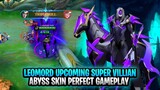 Leomord Upcoming Super Villain Abyss Skin Perfect Gameplay | Mobile Legends: Bang Bang