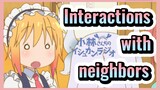Interactions with neighbors