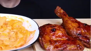 Chân gà nướng Mukbang #amthuc #monngon