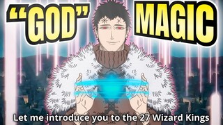 Black Clover Lucius REVIVES 27 former Wizard Kings & His “GOD MAGIC” allows him to control ALL MAGIC
