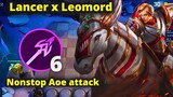 LEOMORD X LANCER FAST AOE BASIC ATTACK WITH UNLIMITED GOLD NEW META | MAGIC CHESS BEST SYNERGY COMBO
