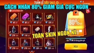 Test FULL Sự Kiện Tuần Lễ Siêu Sale - Cách Nhận 80% Giảm Giá Chrono Điệp Viên Cực Ngon | Free Fire