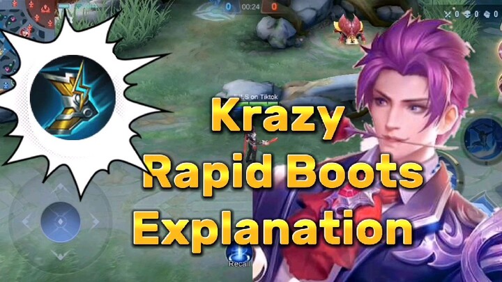Krazy Rapid Boots Explanation
