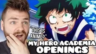 First Time Reacting to "MY HERO ACADEMIA Openings (1-9)" | Non Anime Fan!