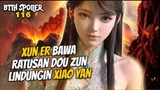 Xun Er Bawa Ratusan Dou Zun Lindungin Xiao Yan - Battle Throught The Heaven 116