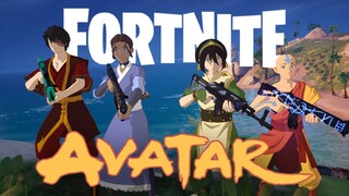 Avatar: The Last Airbender Characters Playing Fortnite