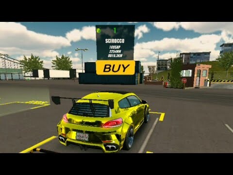 i gave 💸my 1695hp volkswagen scirocco in car parking multiplayer new update #shorts