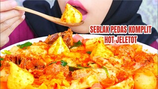 AUTO SEUHAH DOWER‼️ASMR SEBLAK PEDAS KOMPLIT HOT JELETOT | ASMR INDONESIA