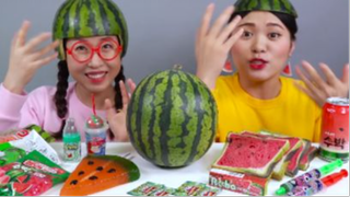 ăn Dưa hấu, Món ăn cà rem Mukbang #ASMR #mukbangngon