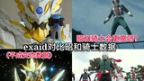 Data Monster Exaid Five Knights data vs. Showa Kamen Rider, whose data is higher?