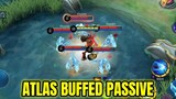 Atlas Buffed New Passive | He Can Freeze | MLBB