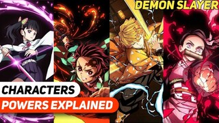 Demon slayer characters powers and ability explained (in hindi ) [super anime talks ]