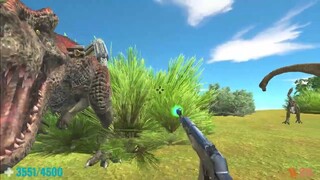 Hunting Cyber Dinosaurs. Animal Revolt Battle Simulator