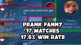 Top 1 Fanny, Prank 17.6% Win Rate - Mobile Legends