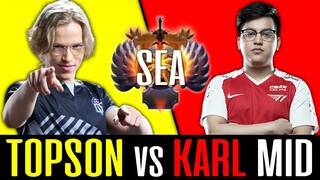 TOPSON vs KARL - MID LANE - SEA PUBS