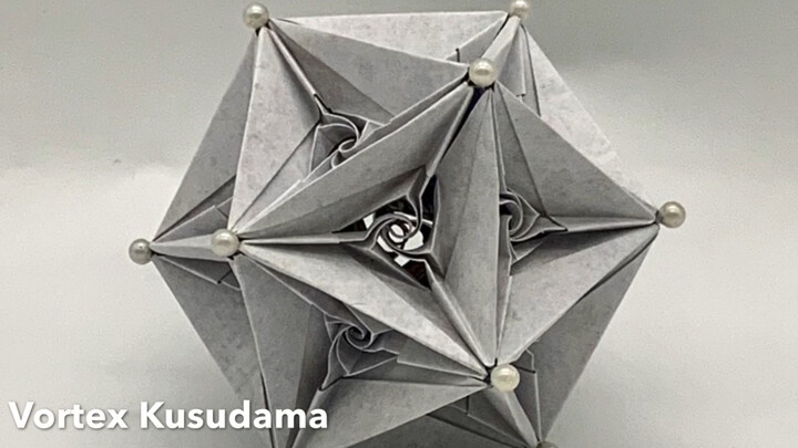 [Origami_Tutorial] Cara membuat bola bunga Vortex penuh seni geometris
