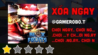 XÓA NGAY Blox Fruits Này Nếu Bạn Đang Chơi