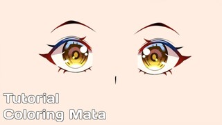 Tutorial Coloring Mata • Ibis Paint •