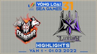 Highlights CES vs LX [Ván 1][Vòng Loại Seagame31 - Vòng 2][01.03.2022]