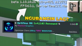 OPTIFINE RK MCPE 1.18 INI DAPAT MENGURANGI LAG