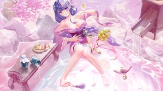 [ Genshin Impact ] Raiden Shogun: Traveler~Would you like to take a hot spring bath with me?