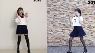 นางสาวและน้องสาวเปลี่ยนไปมากในสองปีและการเต้นรำของบ้านก็ส่งการเปรียบเทียบ 【Baohyun】ย้อมสีของคุณ