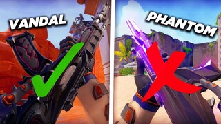 STOP using this weapon in VALORANT! - Vandal vs Phantom breakdown