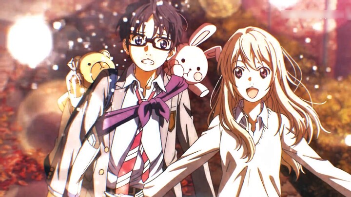 "Apakah kamu akan memikirkanku walau hanya sesaat? Arima Kousei-kun?"