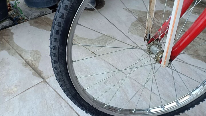 รีวิวยางนอกจักรยาน 24 × 1.75 เป็นล้อใหม่ Review lốp xe đạp 24×1.75, mâm mới