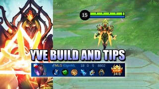 ARE YOU LOOKING FOR AN YVE GUIDE? NEW HERO IN MOBILE LEGENDS YVE  SKILLS AND BUILD