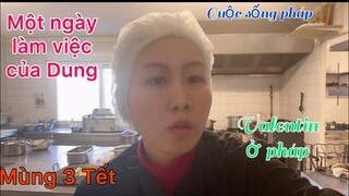 Cuộc sống pháp/Valentin của chồng Tây vợ việt ở pháp/một ngày làm việc ở nhà hàng/Cathy Gerardo