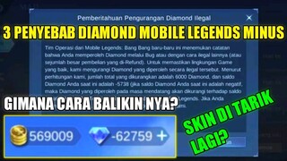 3 PENYEBAB DIAMOND MOBILE LEGENDS JADI MINUS! SKIN DAN CHARISMA DI TARIK LAGI SAMA MOONTON