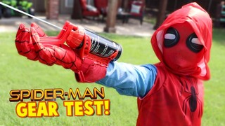 Spider-Man Homecoming Movie Gear Test! Real Web Shooters for Kids! Toys Review by KIDCITY