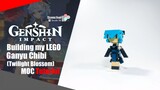 LEGO Genshin Impact Ganyu (Twilight Blossom) Chibi MOC Tutorial | Somchai Ud