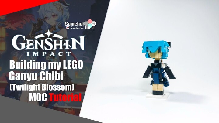 LEGO Genshin Impact Ganyu (Twilight Blossom) Chibi MOC Tutorial | Somchai Ud