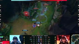 LNG vs RNG _ Highlights - Game 1 _ Tuần 5 Ngày 7 _ LPL Mùa Xuân 2022